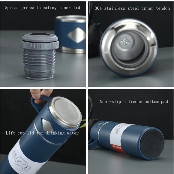 Blue Vacuum Bottle - Picture 6 of 6